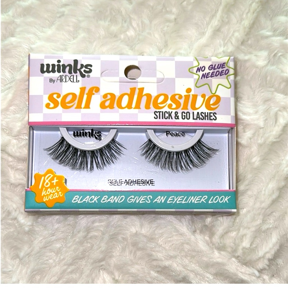 ⚡️PICK 3/$15 Winks by Ardell Self Adhesive Stick & Go Lashes 18hr No Glue Needed